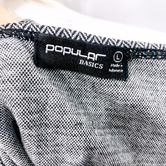 NWT Popular Basics Button Detail Tank Dress - Picture 5 of 6